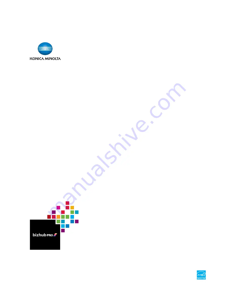 Konica Minolta bizhub PRO C5501 Brochure & Specs Download Page 16