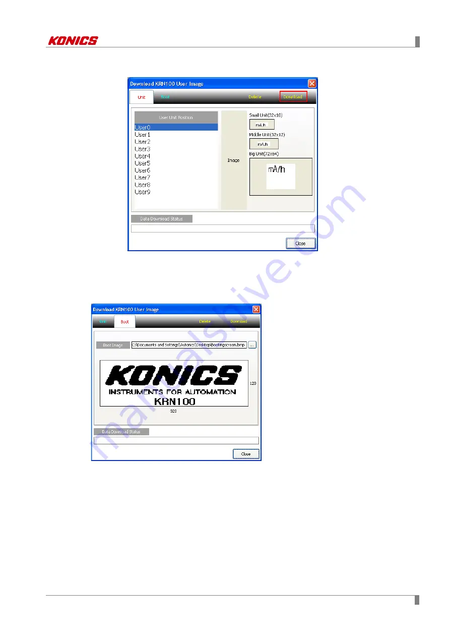 KONICS krn100 User Manual Download Page 141