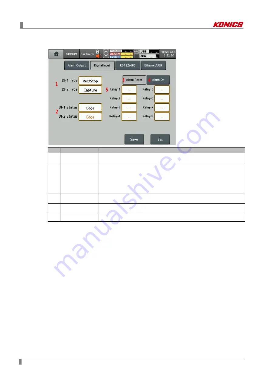 KONICS KRN1000 SERIES User Manual Download Page 62