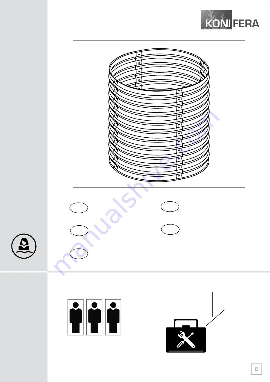 Konifera PB88H Assembly Instructions Manual Download Page 1