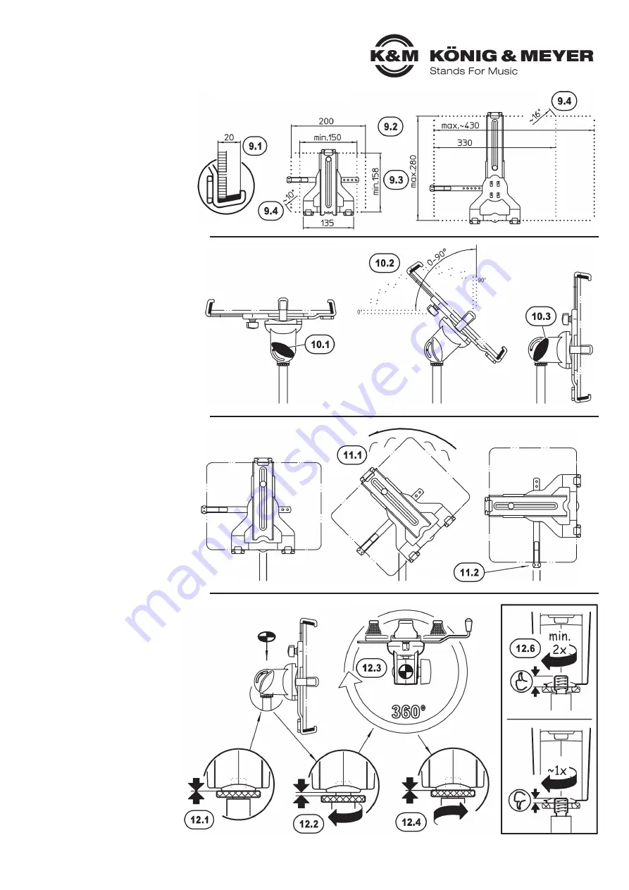 Konig & Meyer Biobased Quick Start Manual Download Page 3