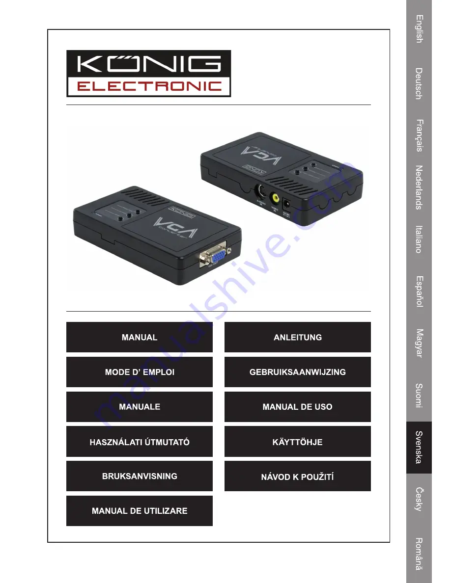 Konig CMP-VGACONV12 Manual Download Page 49