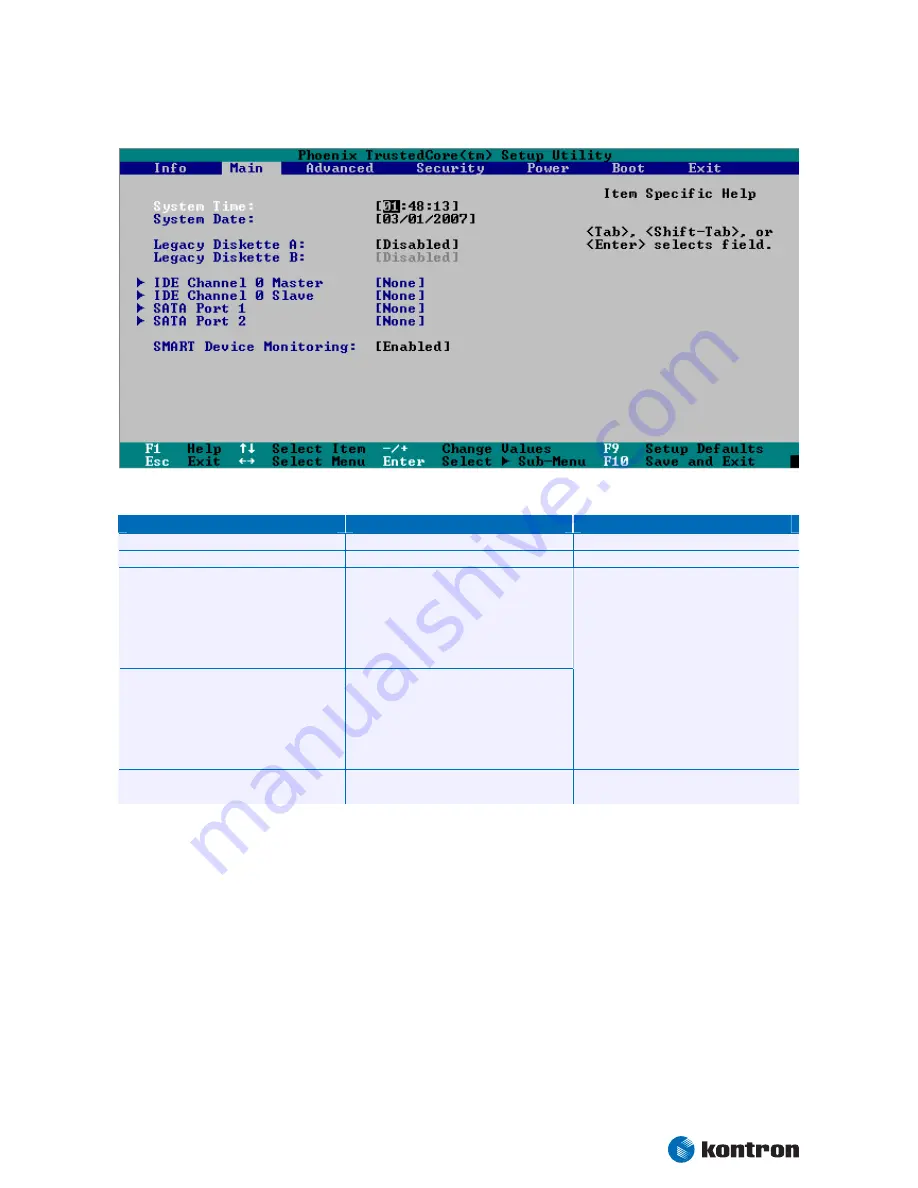 Kontron ETX CD Скачать руководство пользователя страница 58