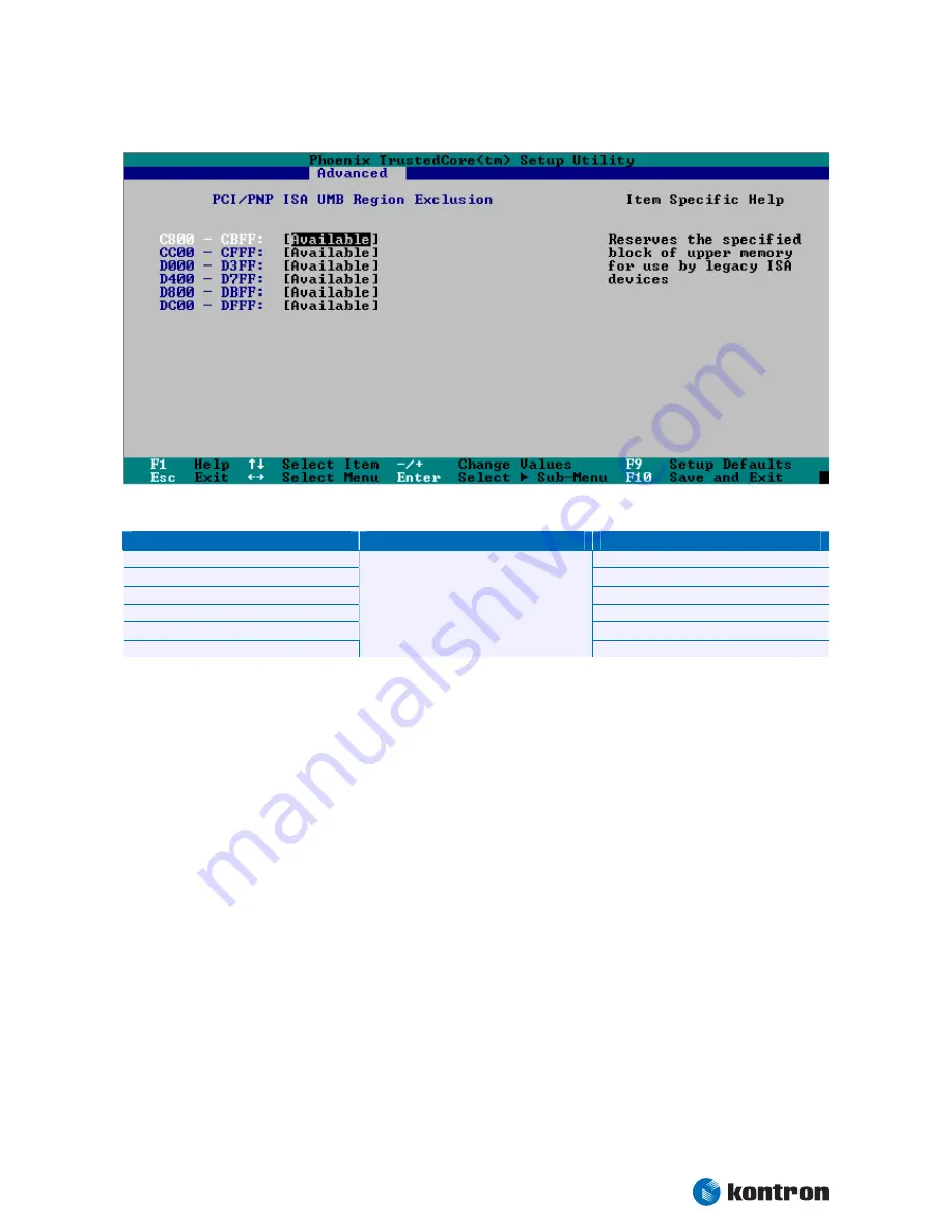 Kontron ETX CD Скачать руководство пользователя страница 67