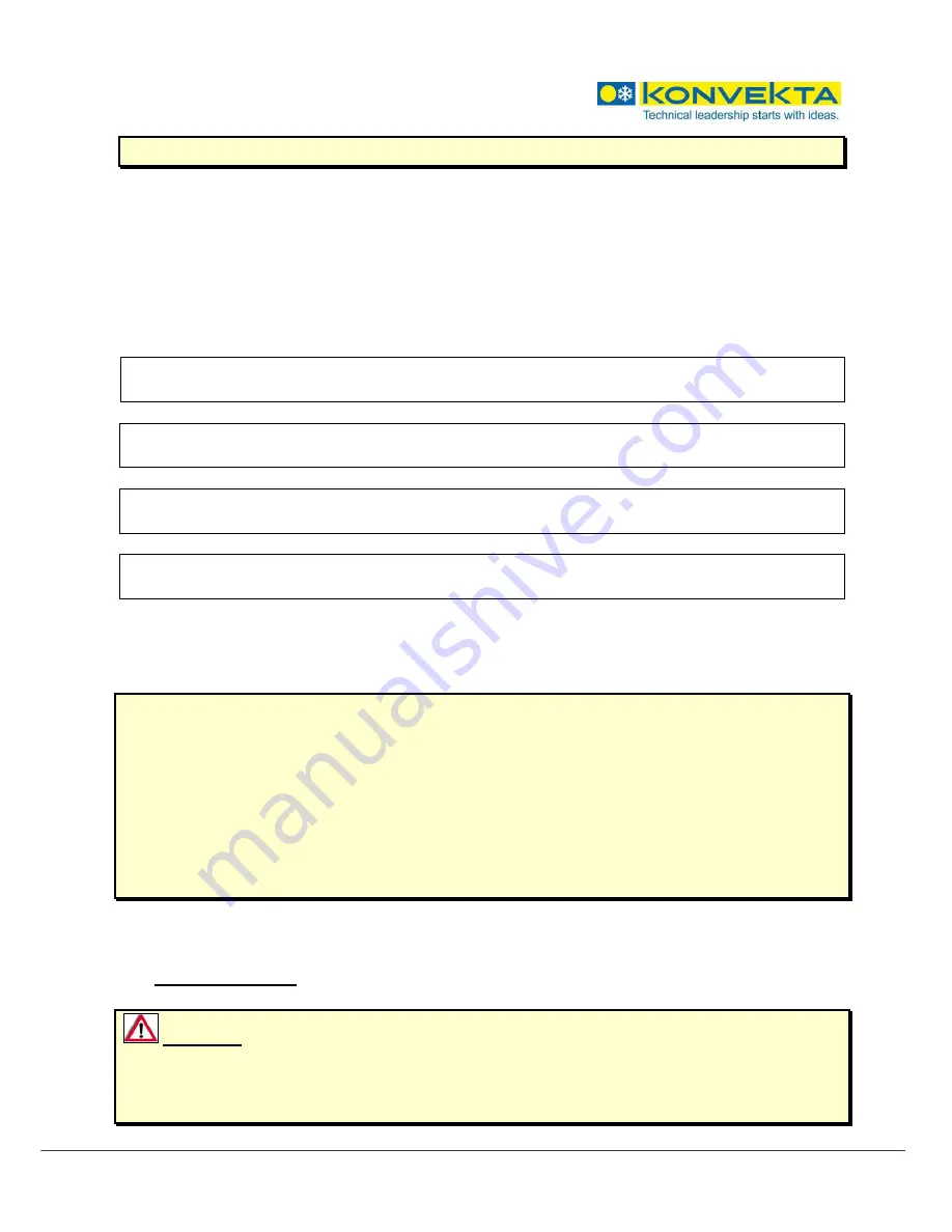 KONVEKTA KL30 Operating Instruction Download Page 4