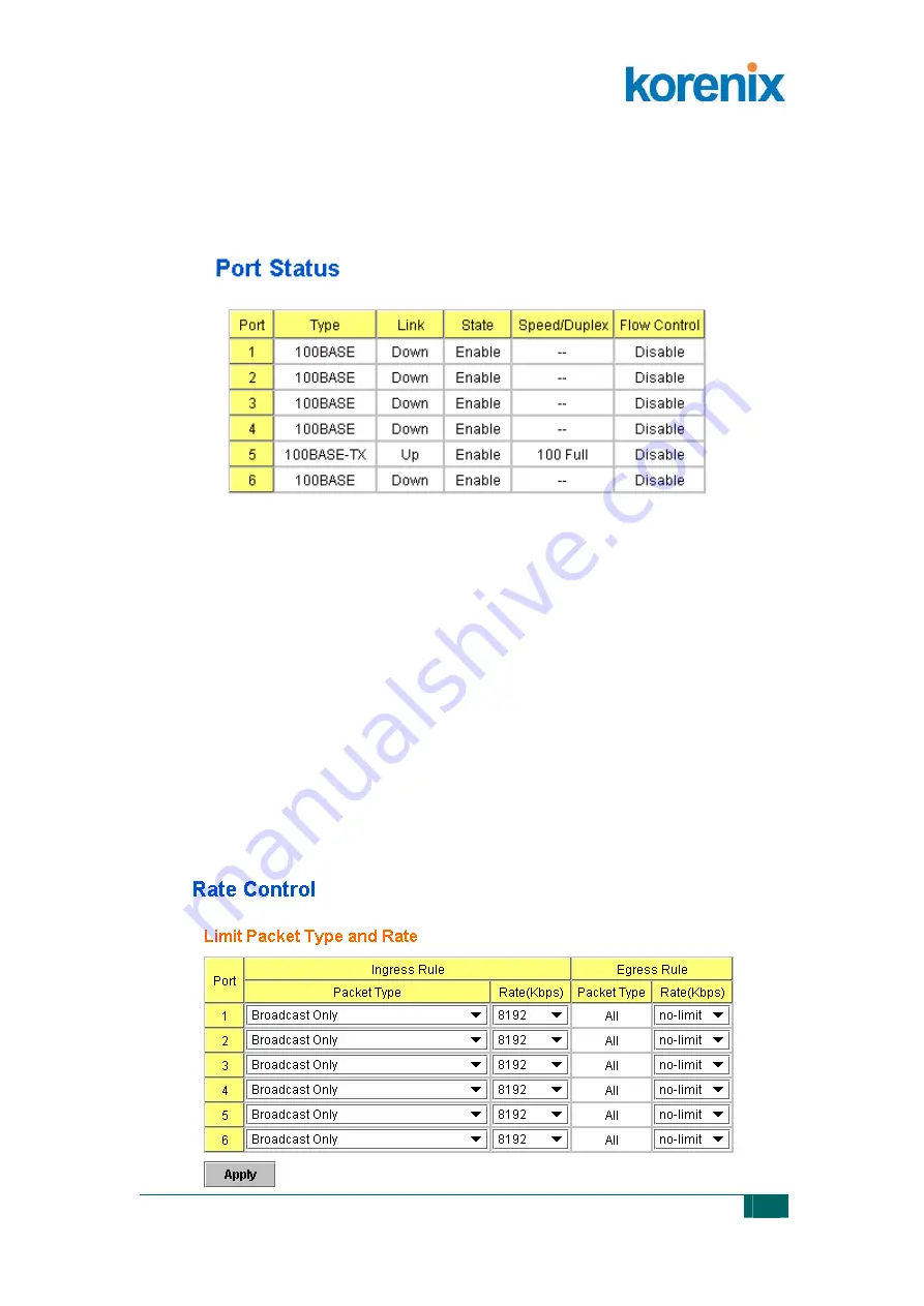 Korenix JetRock Series User Manual Download Page 40