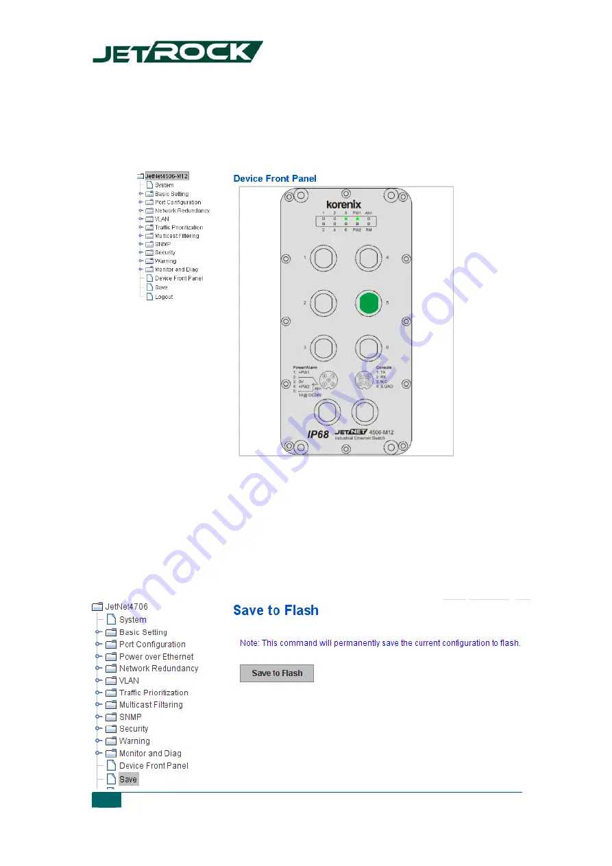 Korenix JetRock Series User Manual Download Page 87