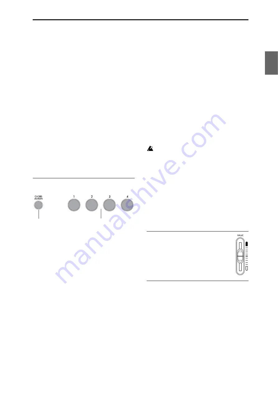 Korg EASYSTART M50 Owner'S Manual Download Page 27