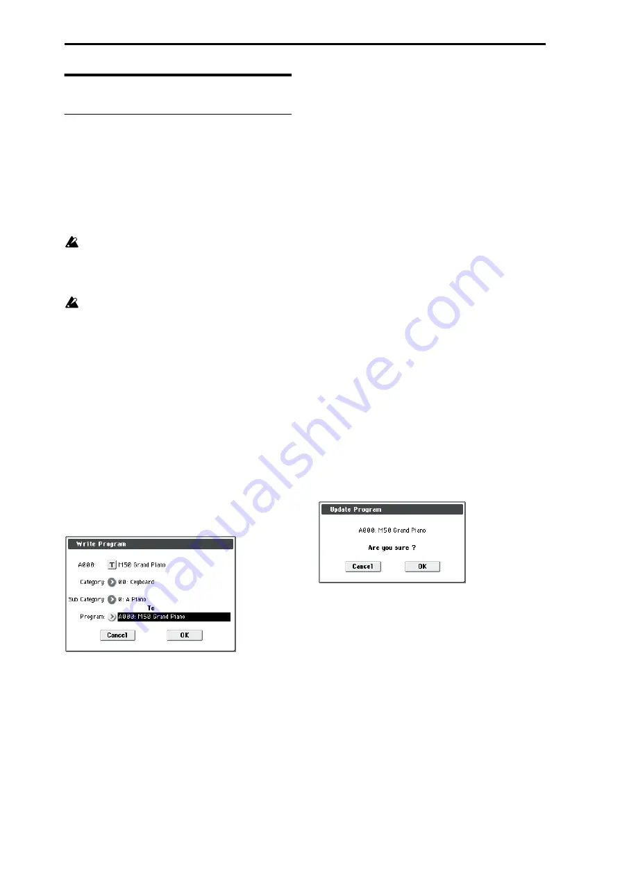 Korg EASYSTART M50 Owner'S Manual Download Page 94