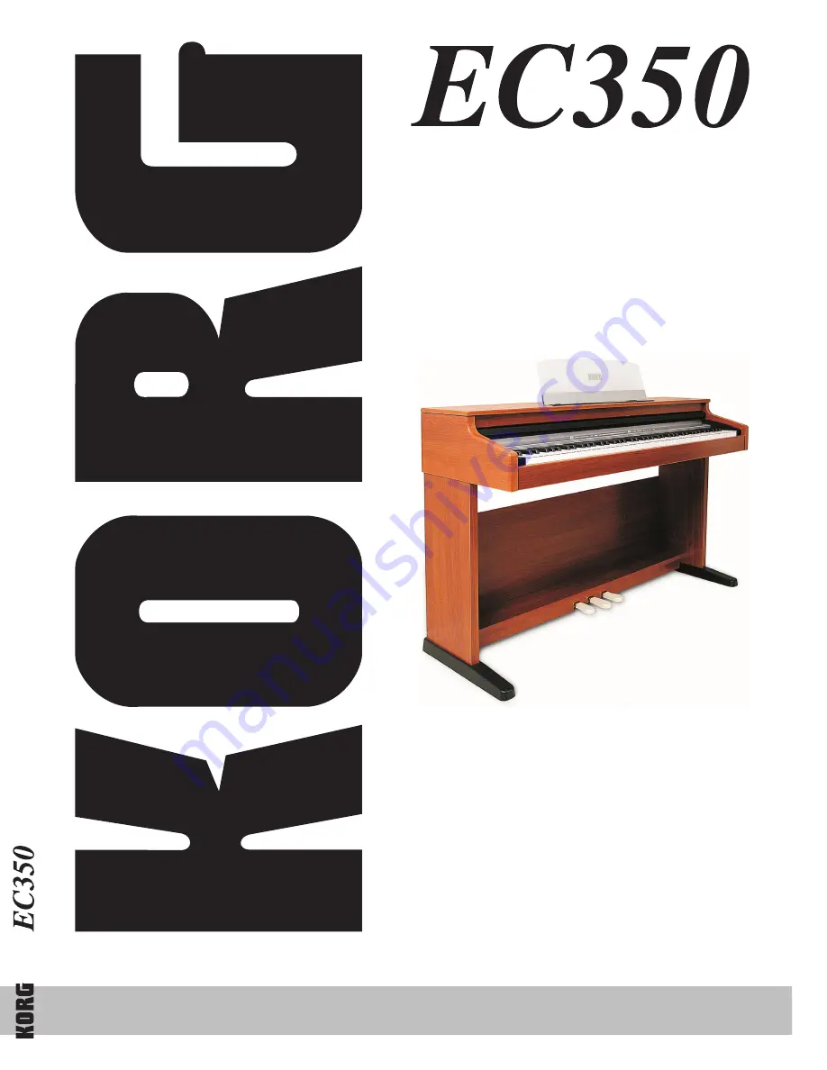 Korg EC350 User Manual Download Page 1