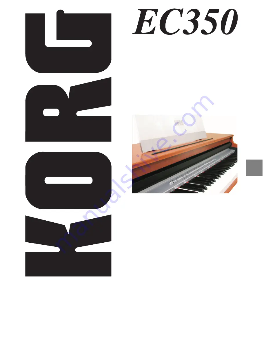 Korg EC350 User Manual Download Page 111