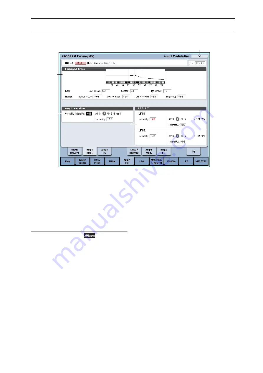 Korg Electronic Keyboard Parameter Manual Download Page 85