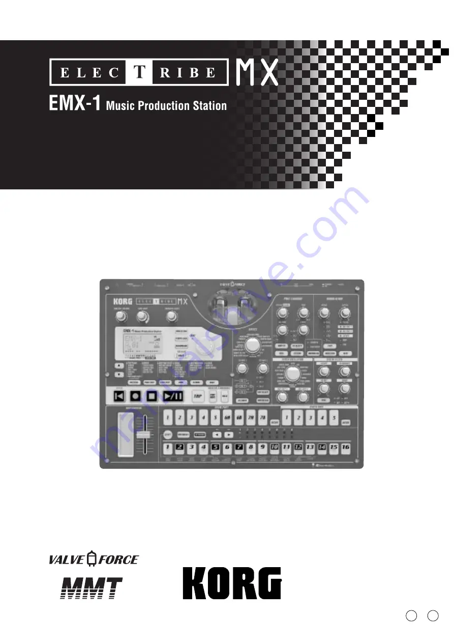 Korg EMX-1 Скачать руководство пользователя страница 1