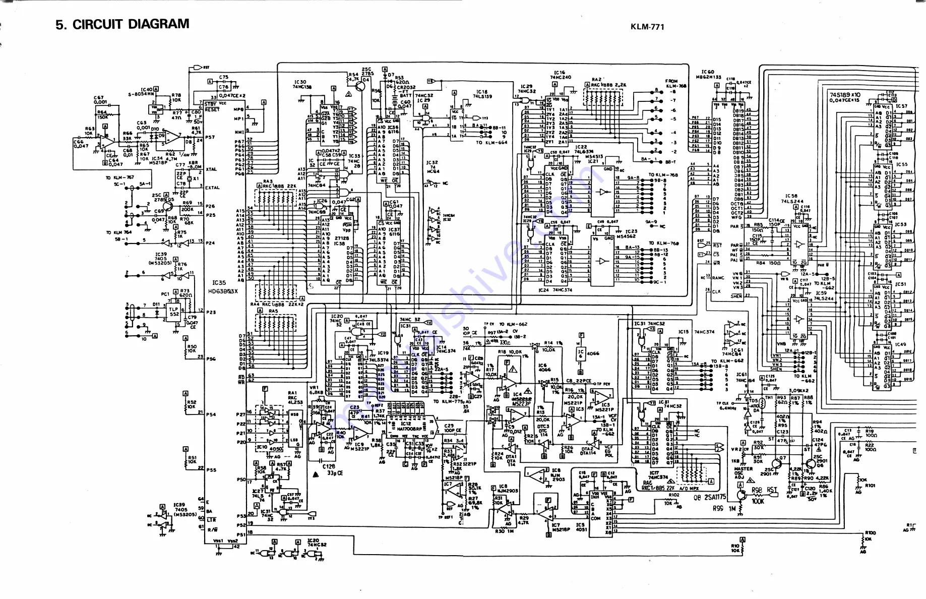 Korg EX-8000 Service Manual Download Page 15