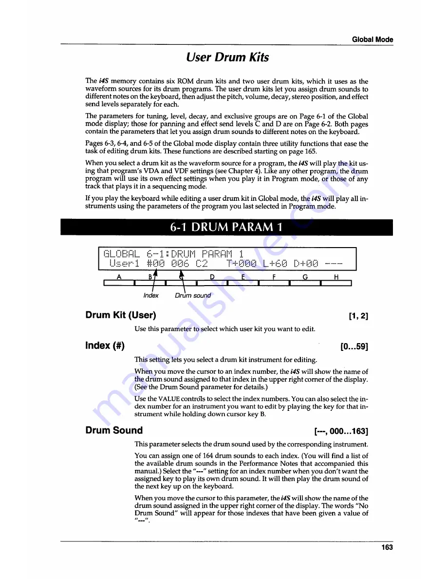 Korg i4S Reference Manual Download Page 167