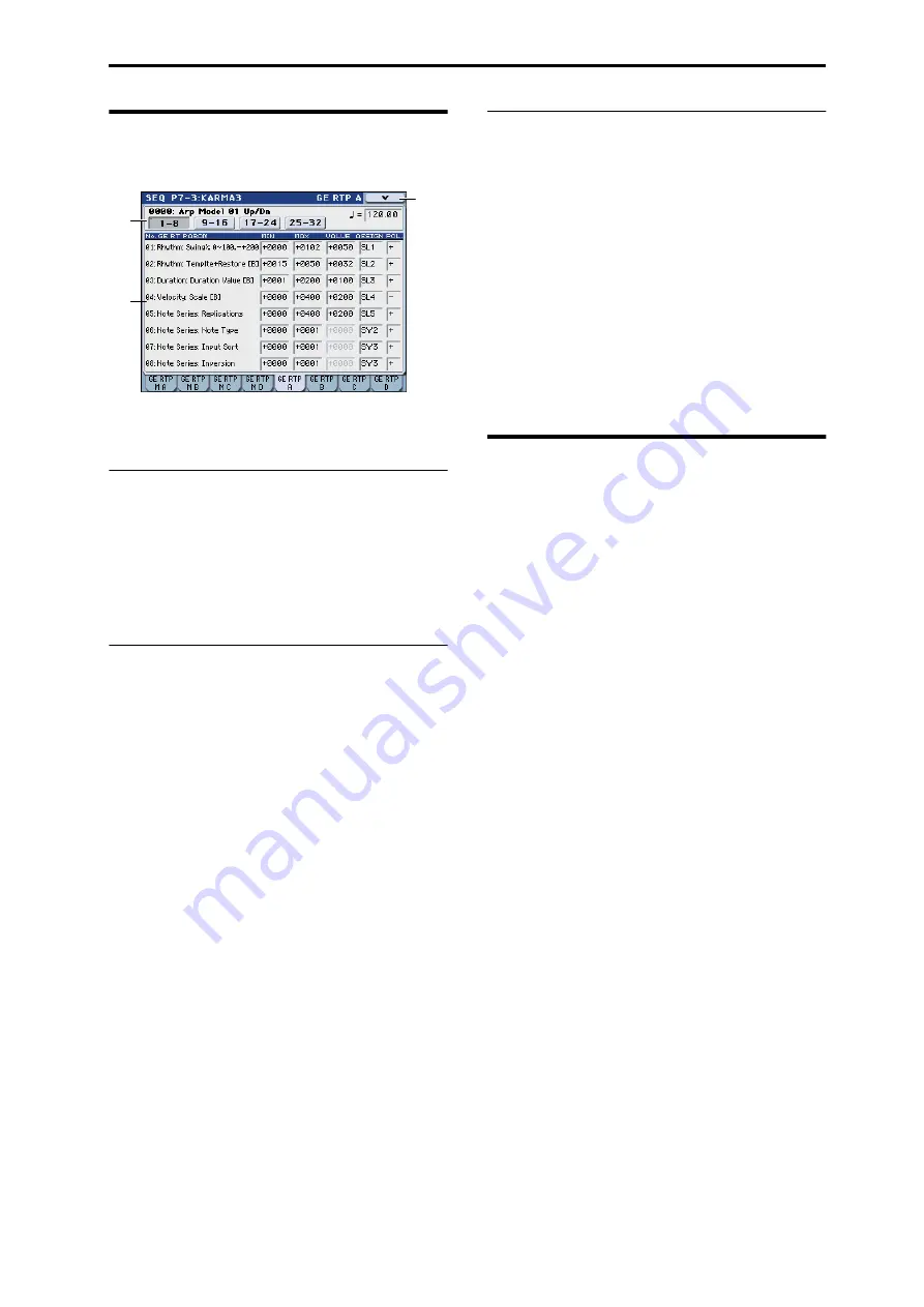 Korg M3 Parameter Manual Download Page 263