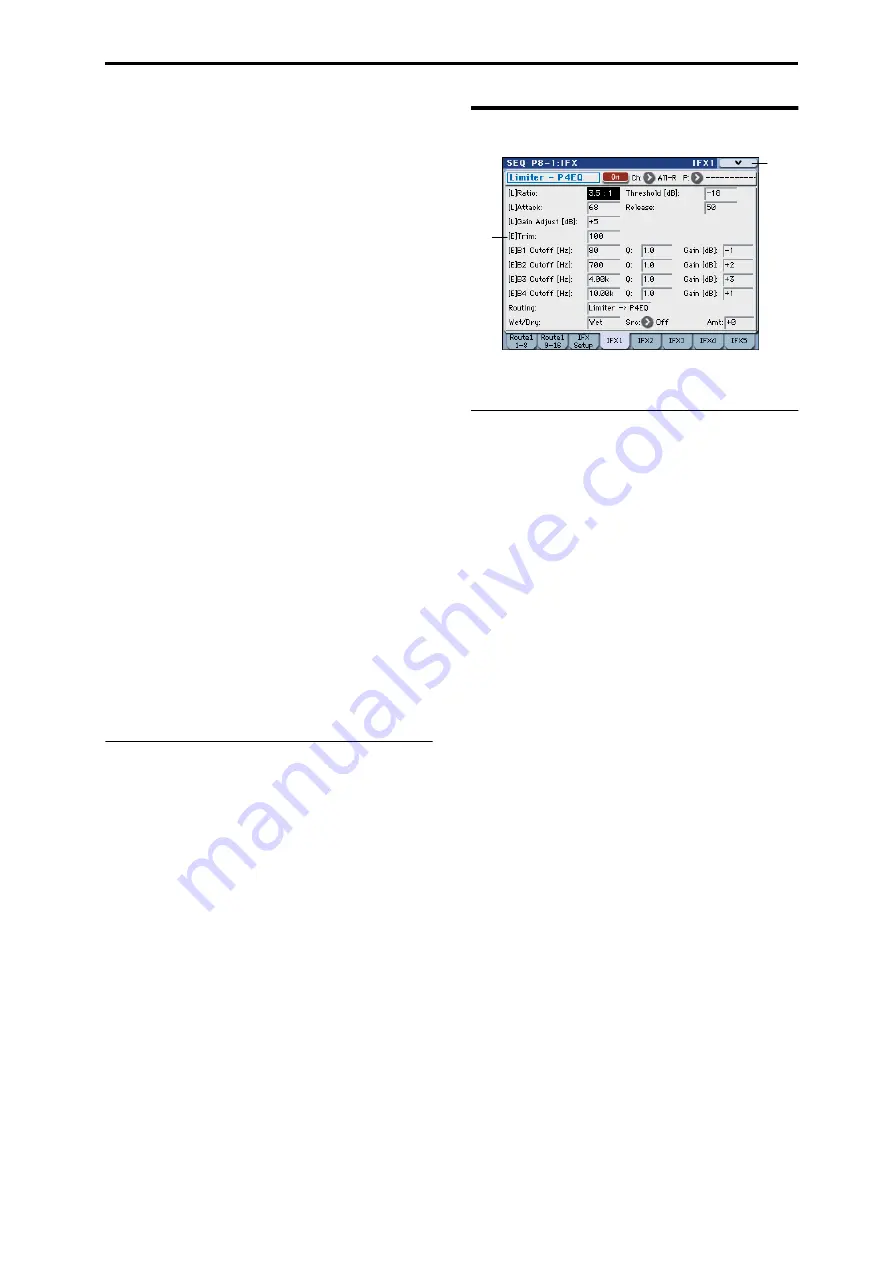 Korg M3 Parameter Manual Download Page 269