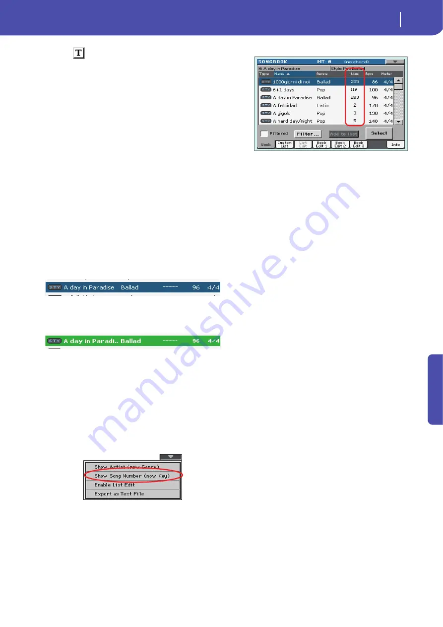 Korg PA 600 QT Reference Manual Download Page 179