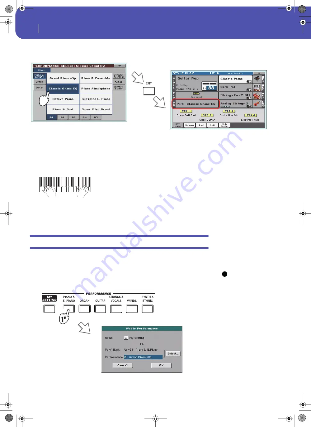 Korg Pa300 User Manual Download Page 46