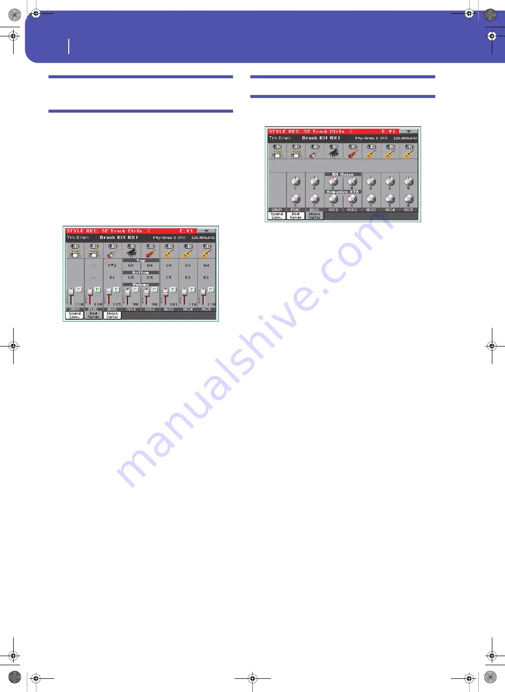 Korg Pa300 User Manual Download Page 222