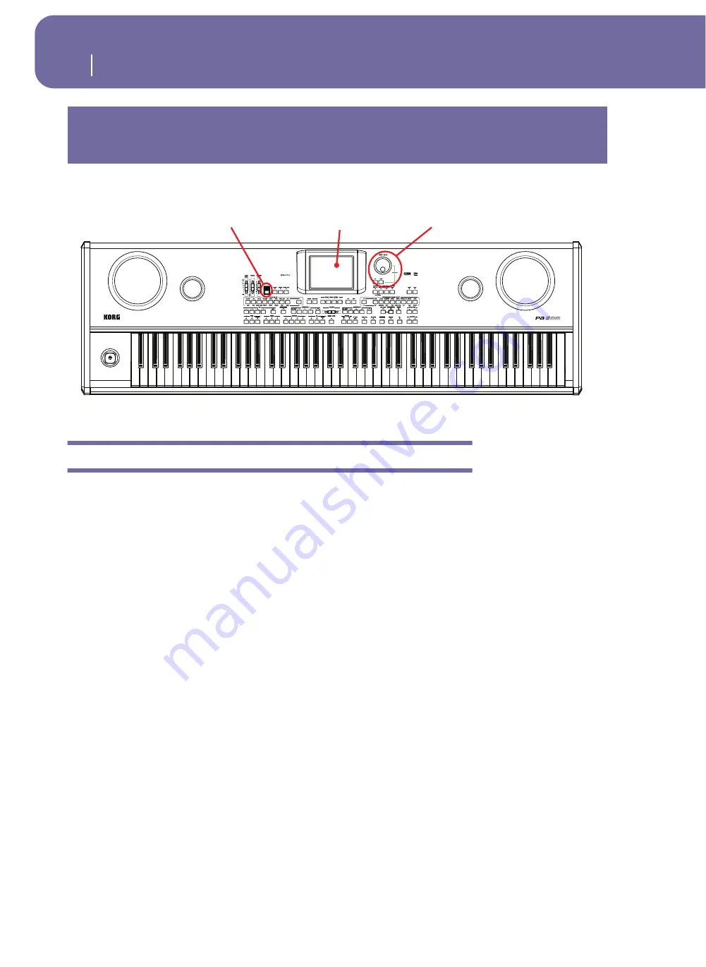 Korg Pa588 User Manual Download Page 38