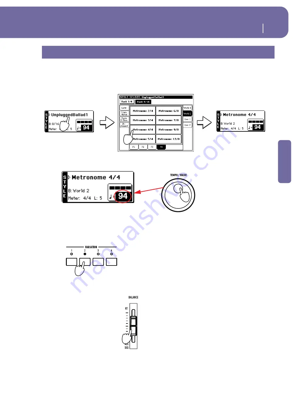 Korg Pa588 User Manual Download Page 59