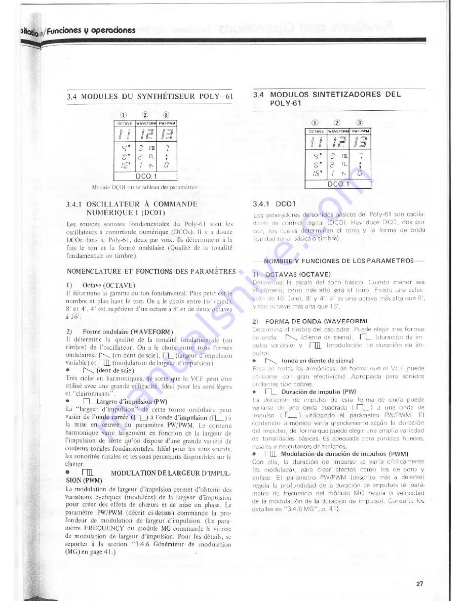 Korg POLY-61 Owner'S Manual Download Page 26