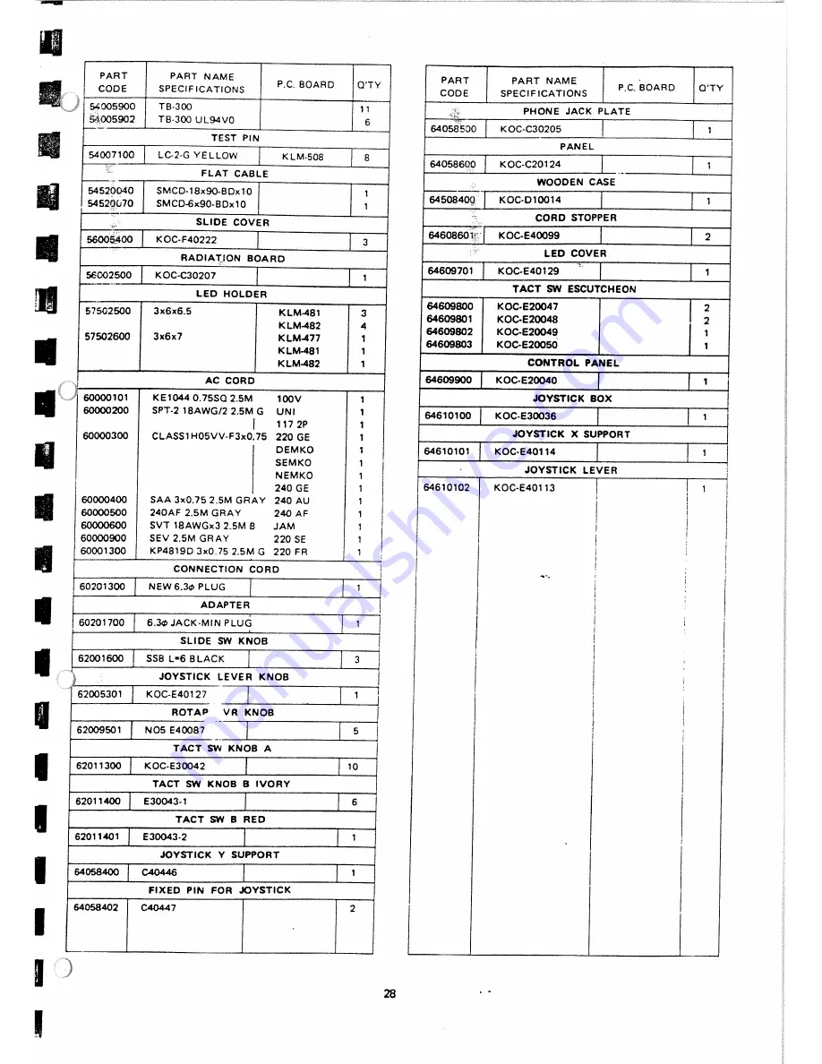 Korg POLY-61 Service Manual Download Page 32