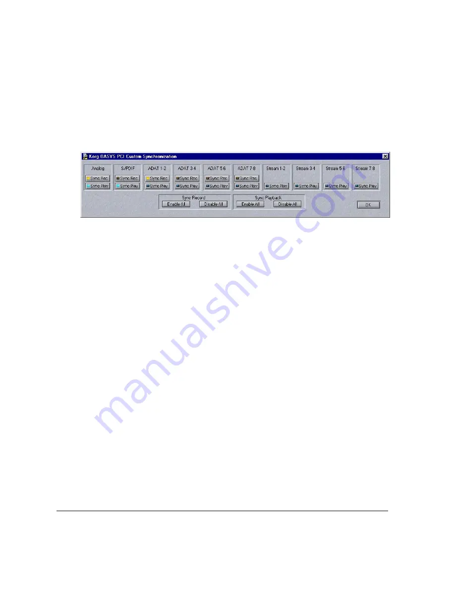 Korg Soundlink DRS OASYS PCI User Manual Download Page 138