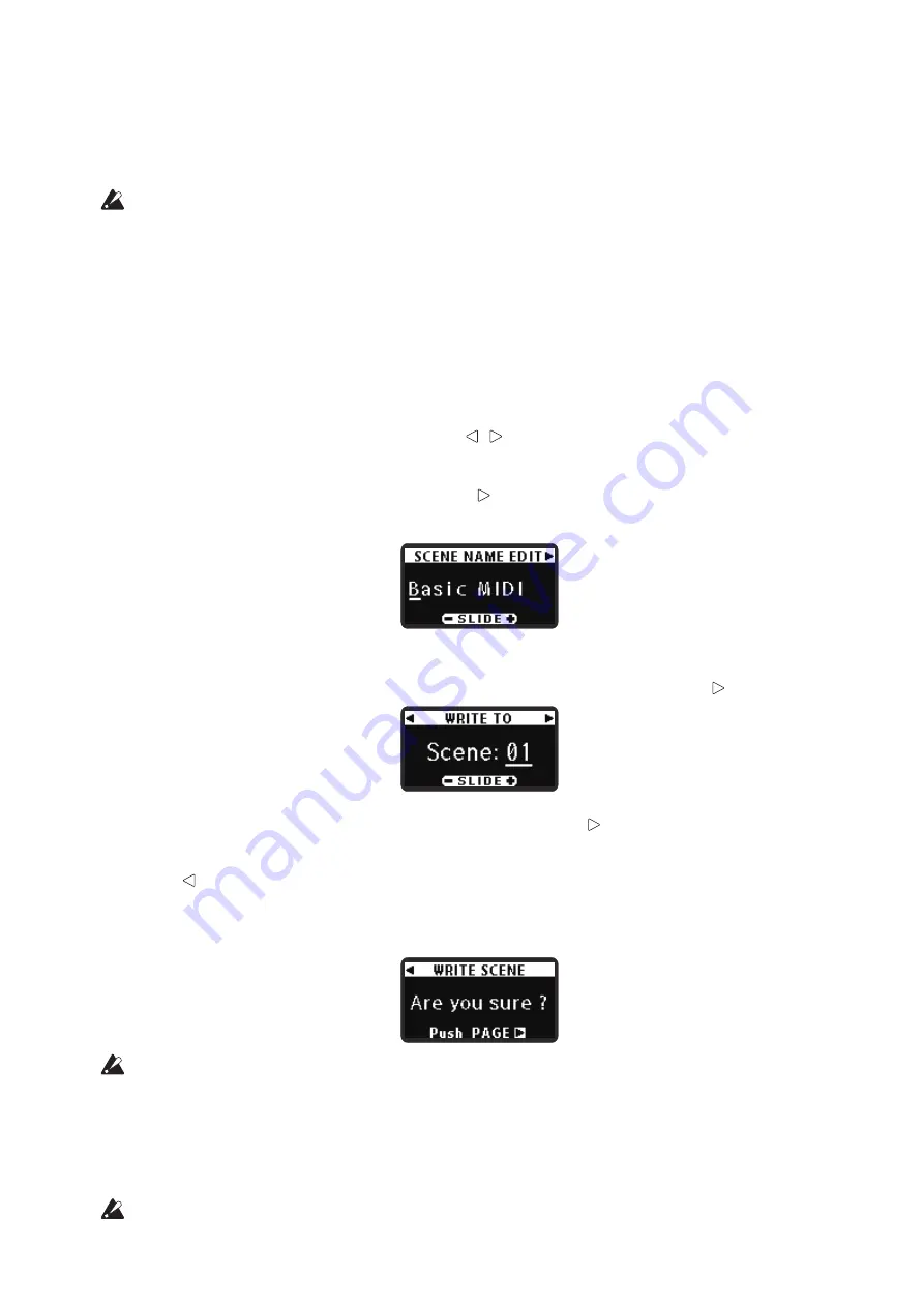 Korg taktile Parameter Manual Download Page 6