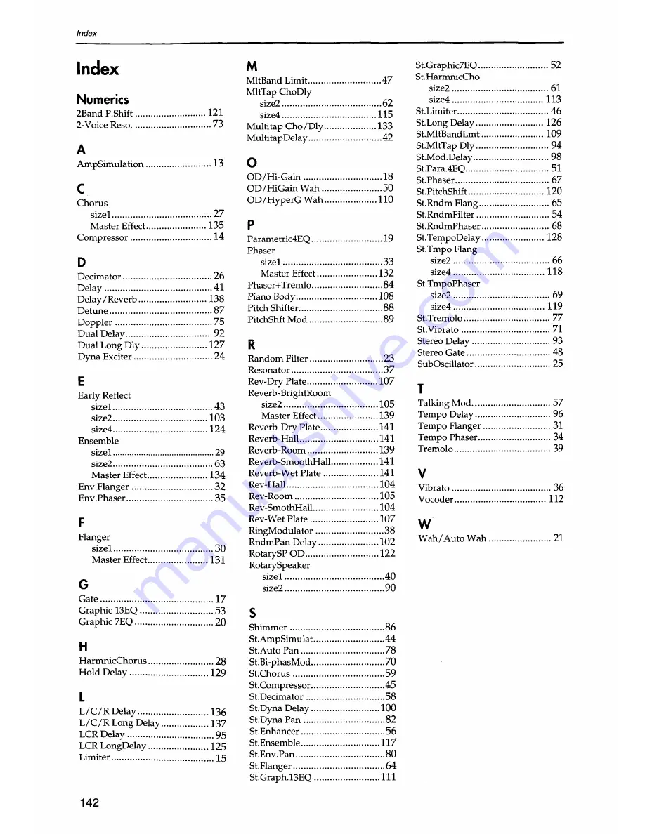 Korg TR-RACK Effect Manual Download Page 147