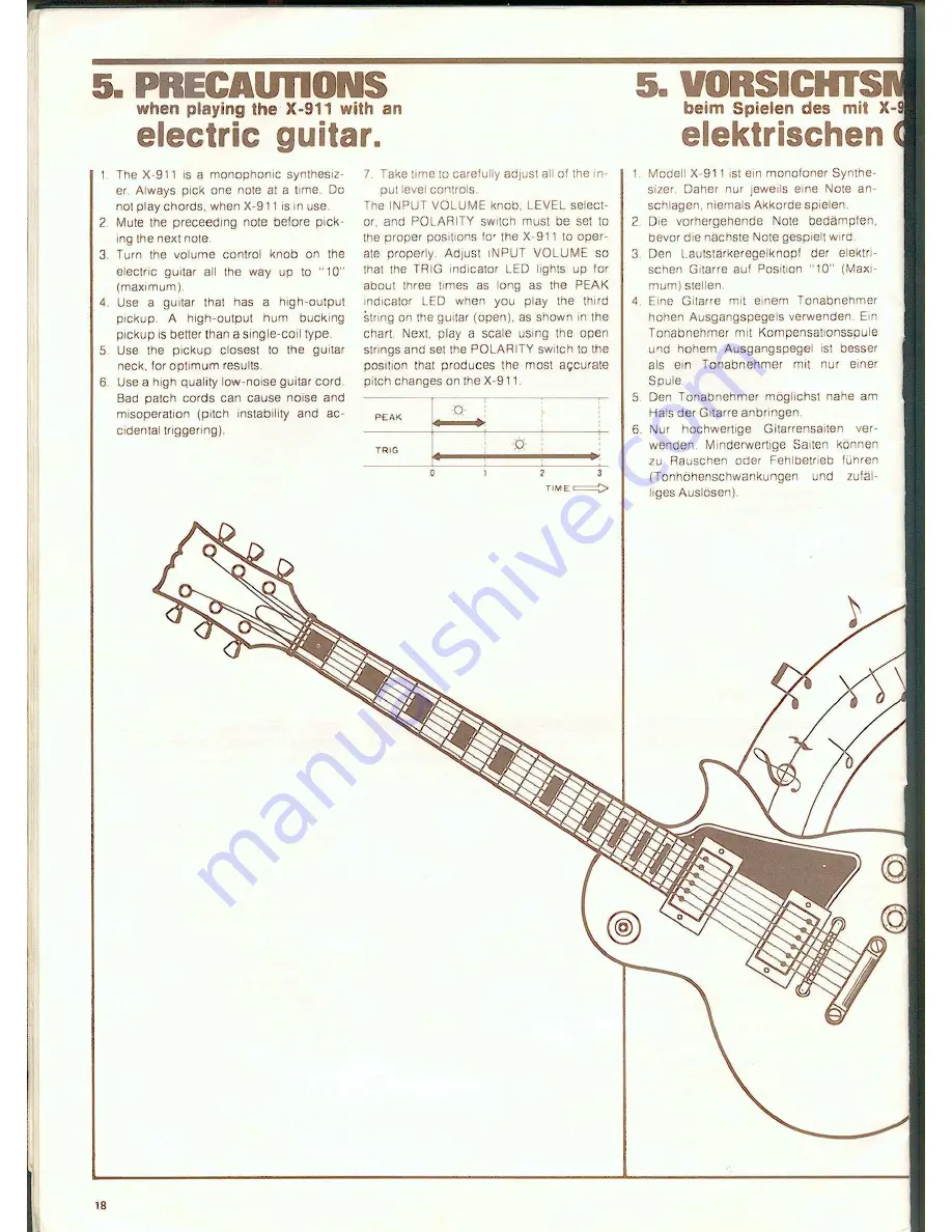 Korg X-911 Owner'S Manual Download Page 22