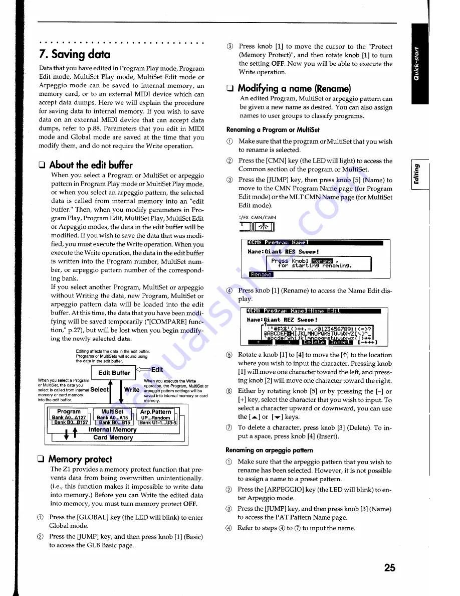 Korg Z1 Owner'S Manual Download Page 39