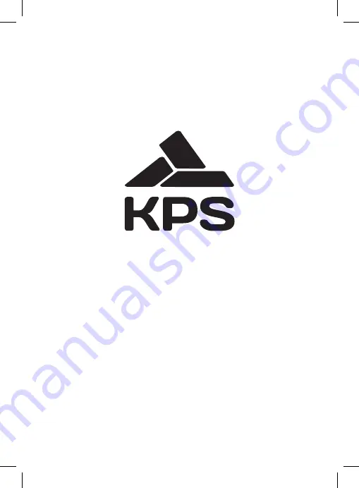 KPS 602350006 Instruction Manual Download Page 60