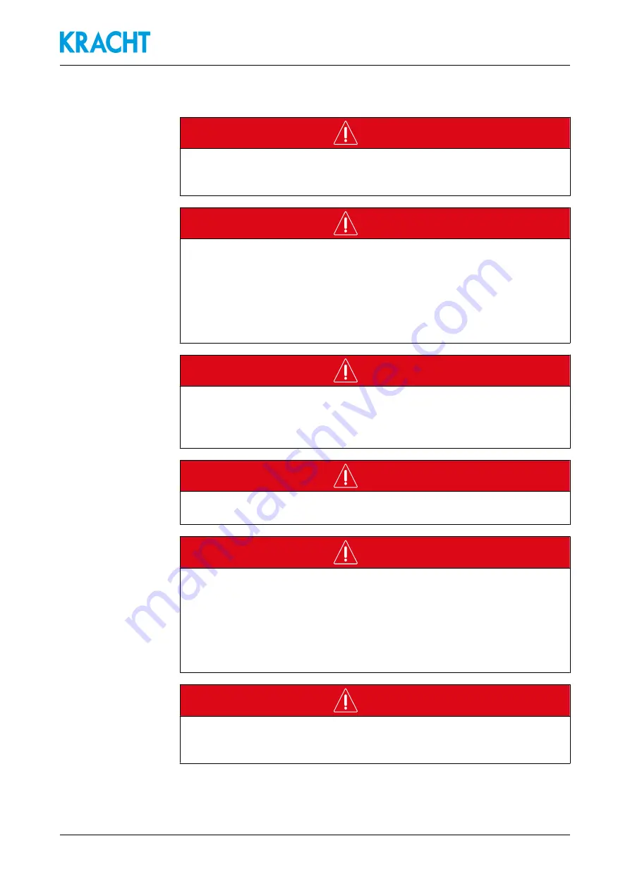 Kracht VC 0,025 Operating Instructions Manual Download Page 8