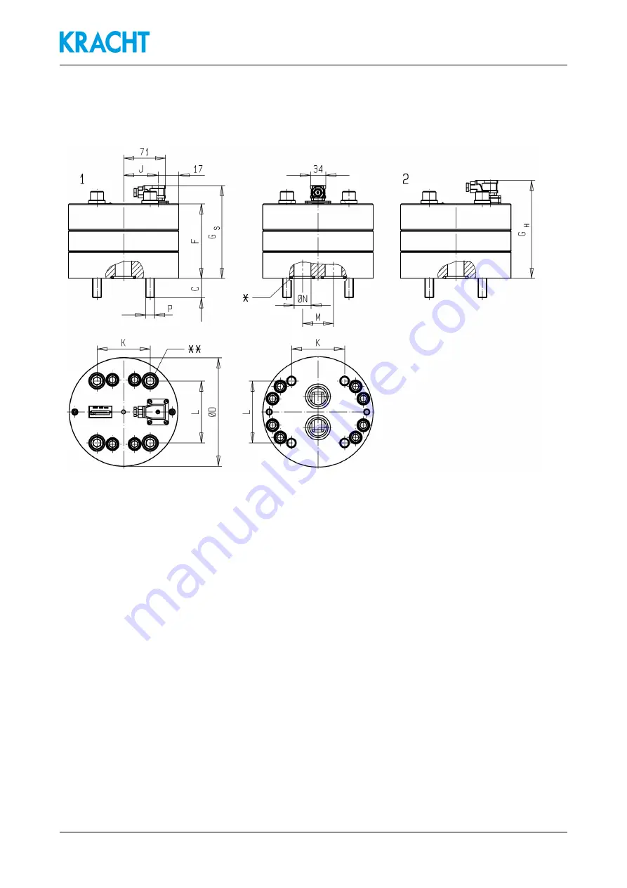 Kracht VC 0,025 Operating Instructions Manual Download Page 20