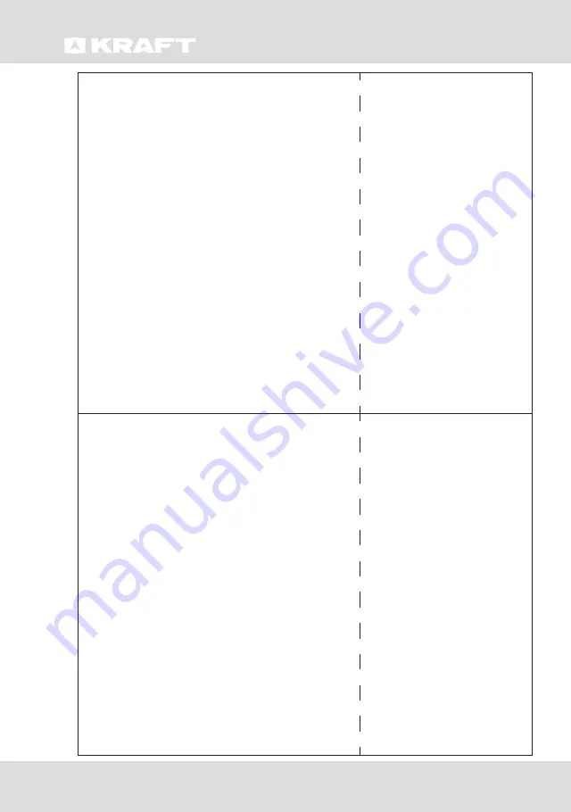 KRAFT KF-DF260W User Manual Download Page 16