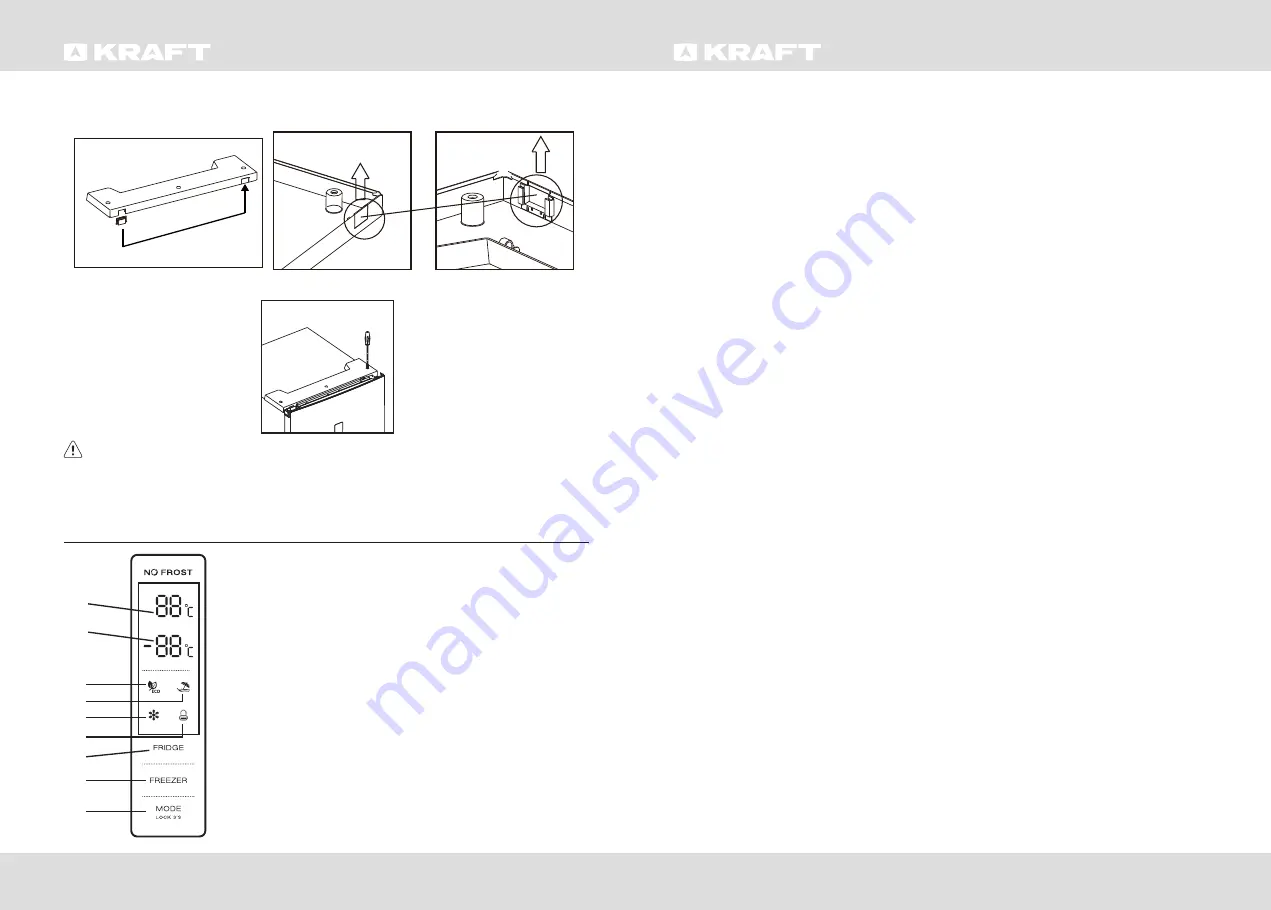 KRAFT KF-FN240NFW User Manual Download Page 7