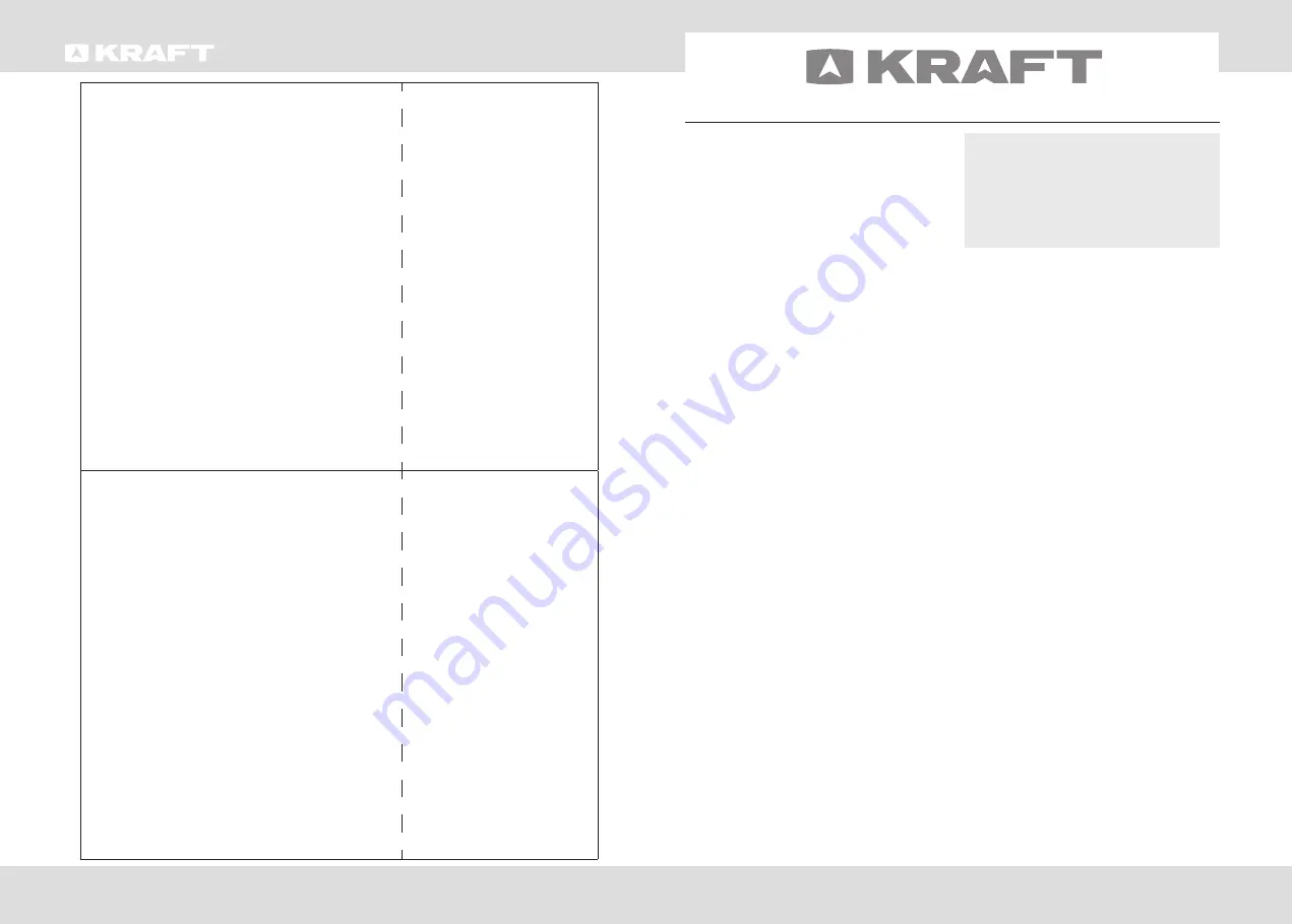 KRAFT KF-FN240NFW Скачать руководство пользователя страница 12