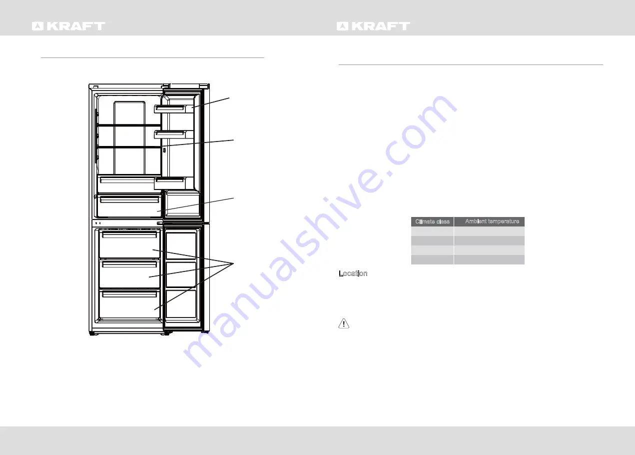 KRAFT KF-FN240NFW User Manual Download Page 16