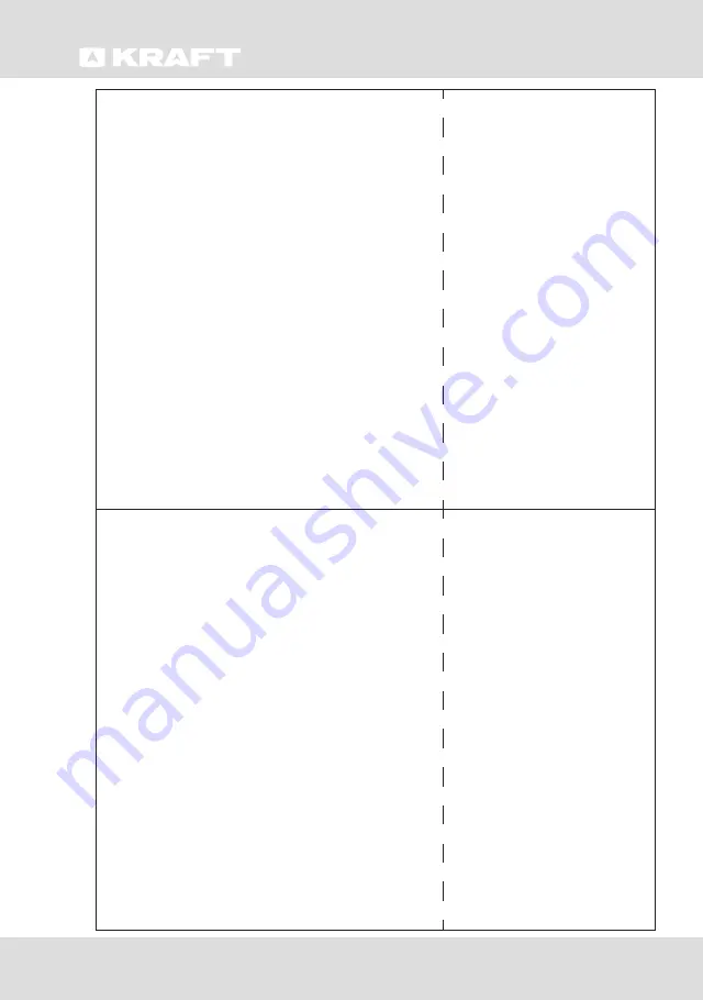 KRAFT KF-HS180W User Manual Download Page 18