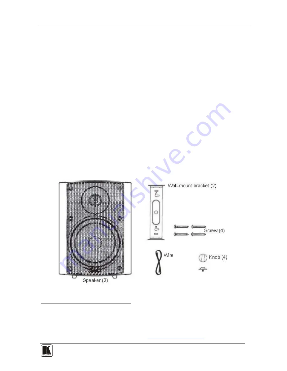 Kramer SPK-OC508 Скачать руководство пользователя страница 3