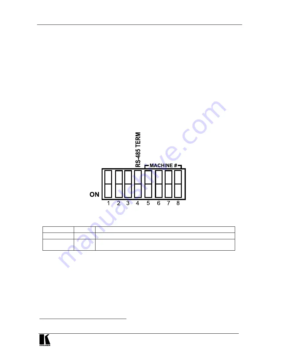 Kramer VS-61YC User Manual Download Page 7