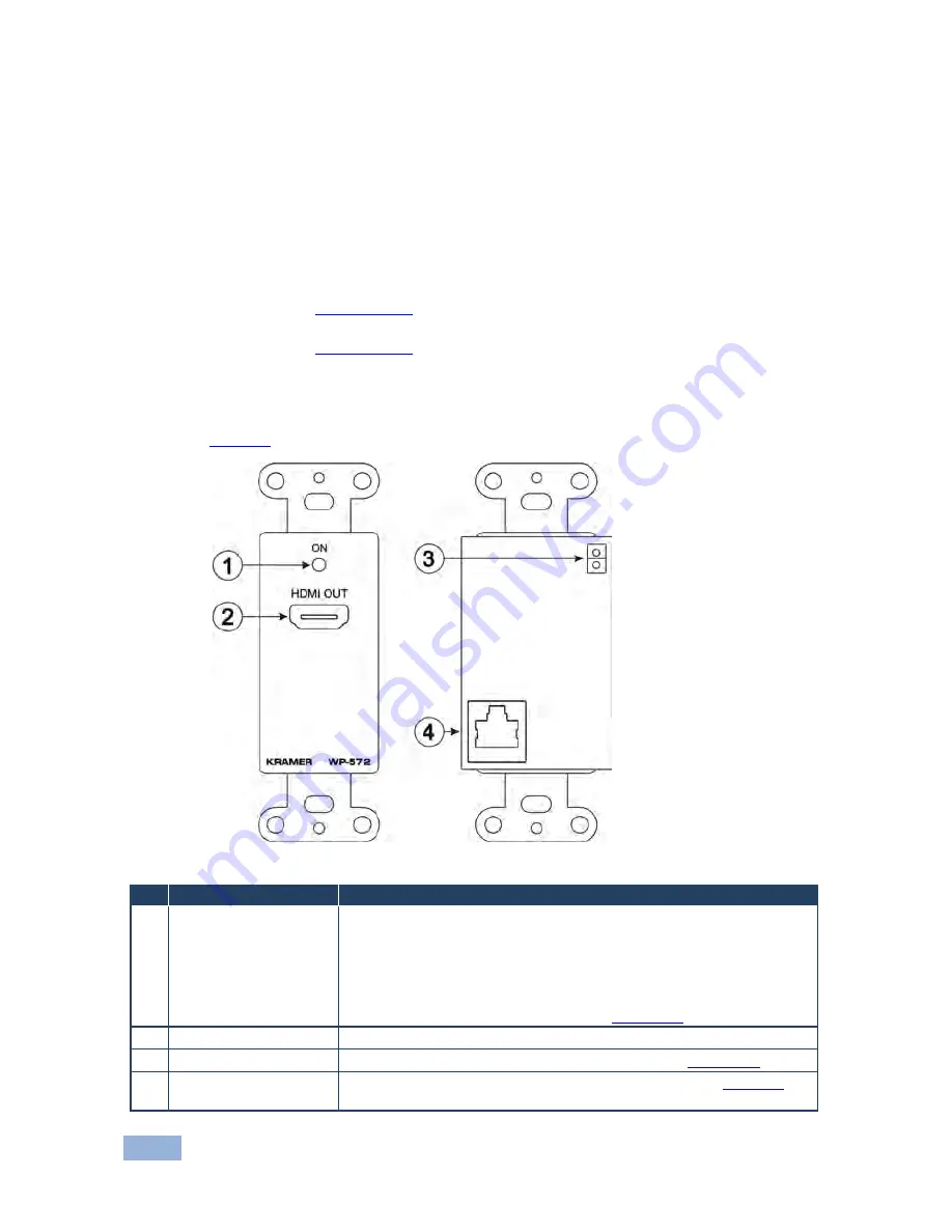 Kramer WP-571 Скачать руководство пользователя страница 10