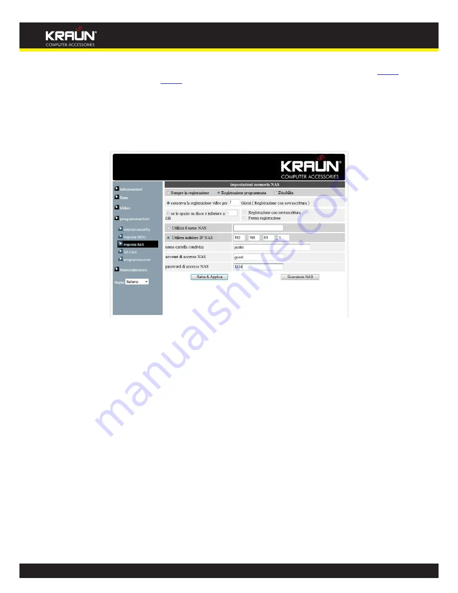 Kraun Video Server User Manual Download Page 22