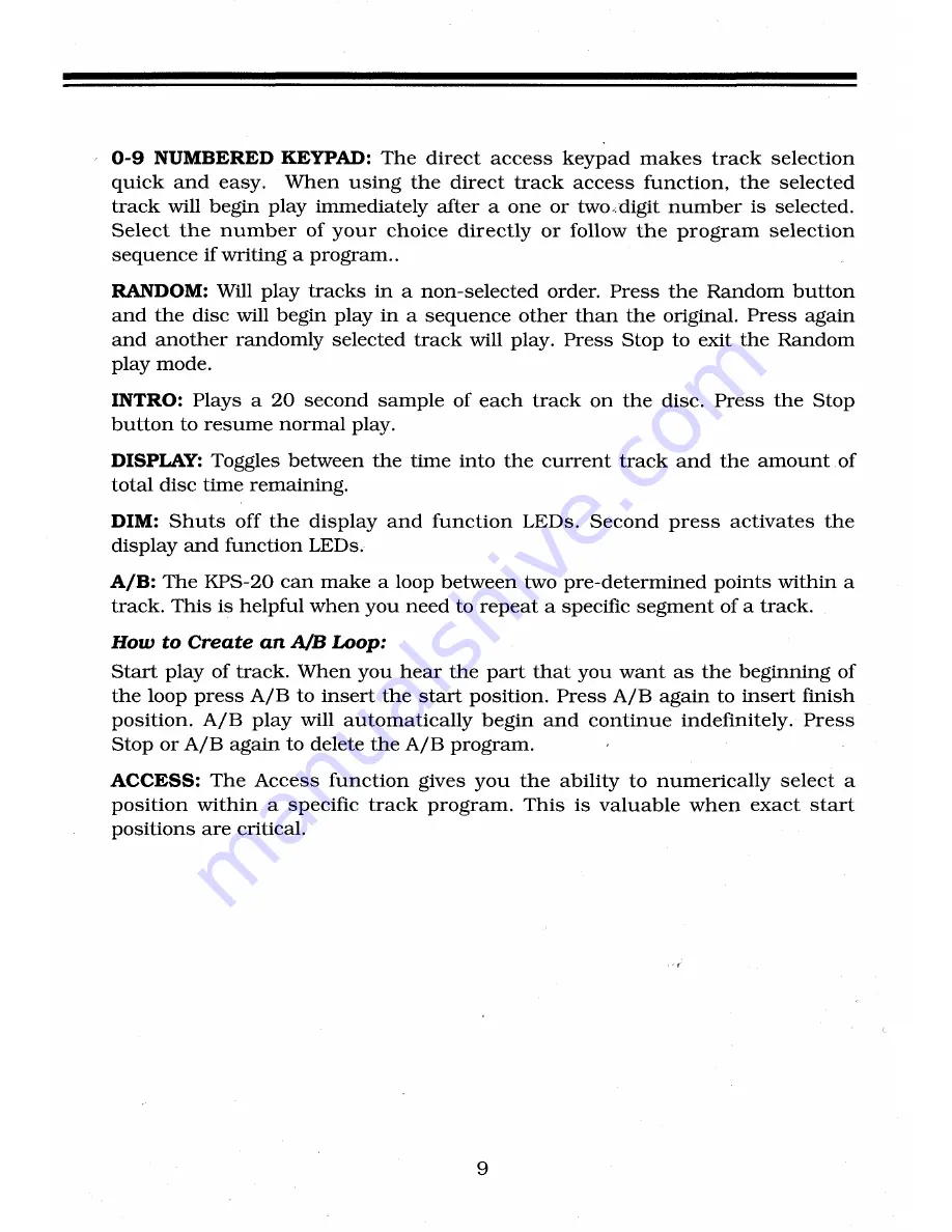 Krell Industries KPS-20i Owner'S Reference Manual Download Page 10