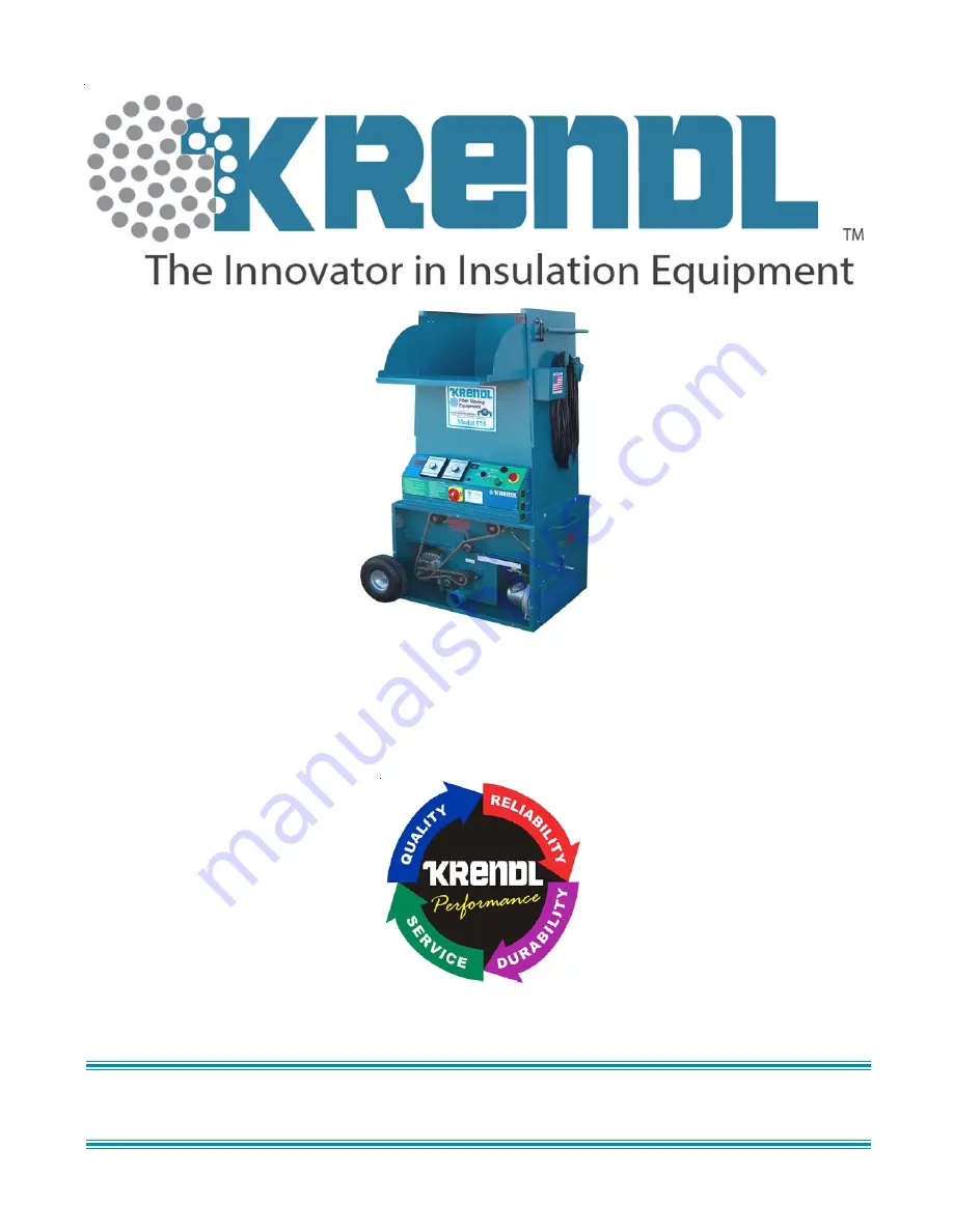 Krendl 575 Owner'S Manual Download Page 1