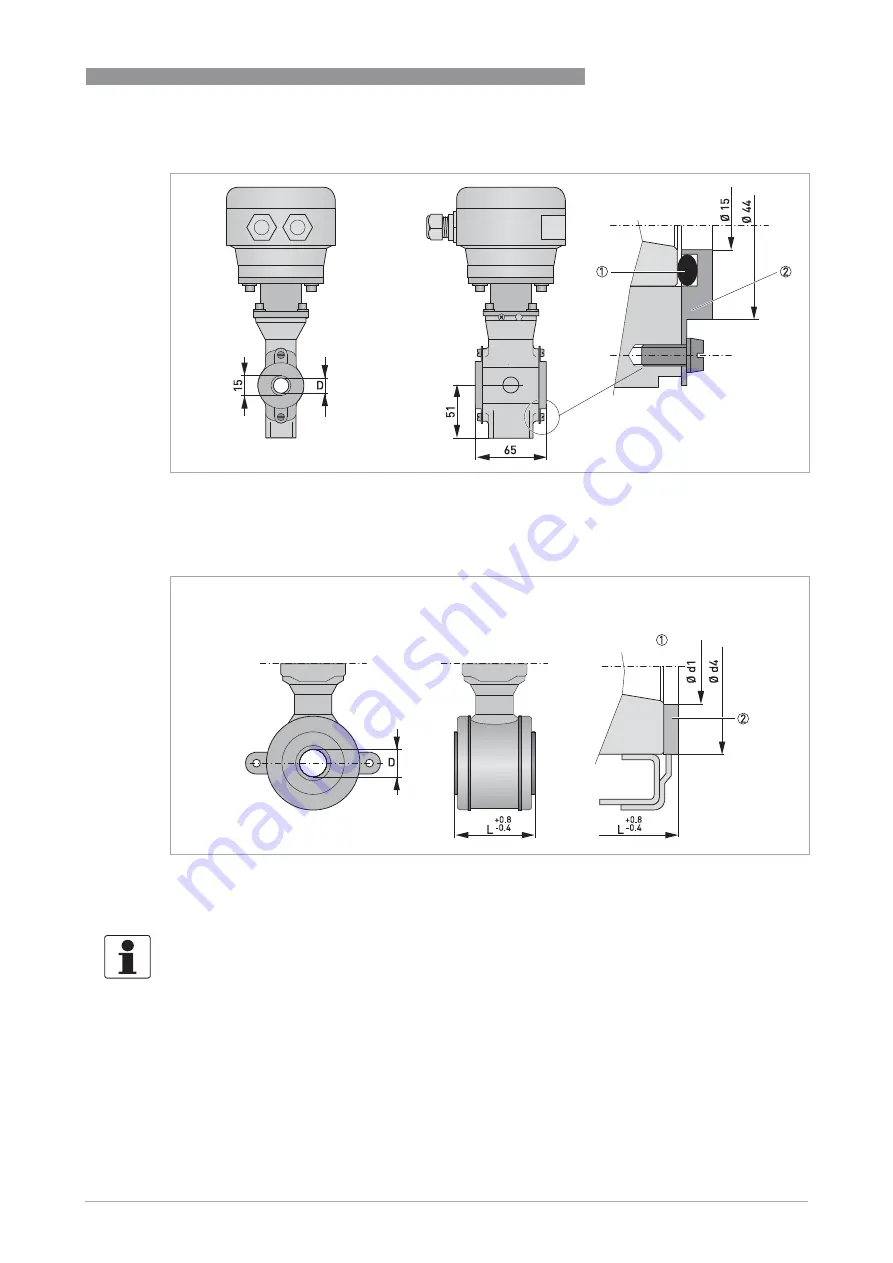 KROHNE OPTIFLUX 5000 Handbook Download Page 35