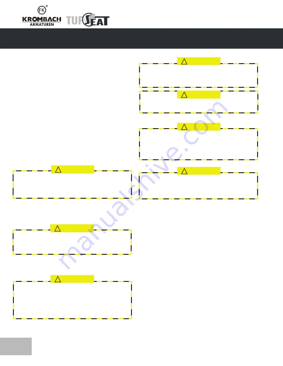KROMBACH TUFSEAT Performance Series Скачать руководство пользователя страница 2