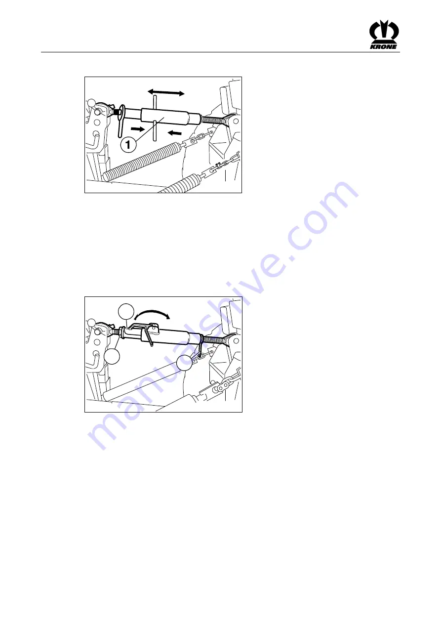 Krone EasyCut F 320 CV Original Operating Instructions Download Page 42